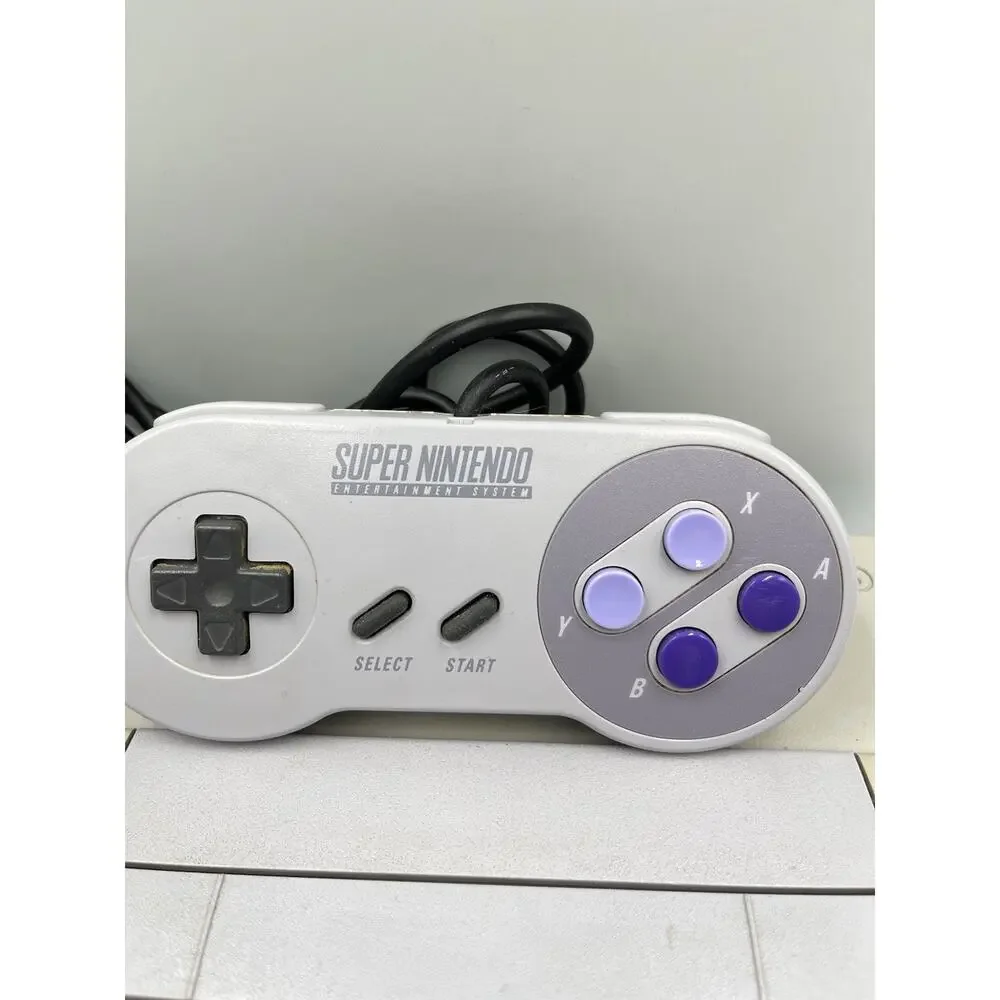 Nintendo Super NES Console SNS-001 OEM Bundle Controller Power AV Cord